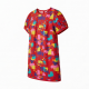 Red Multicolor Women's Mini Dress