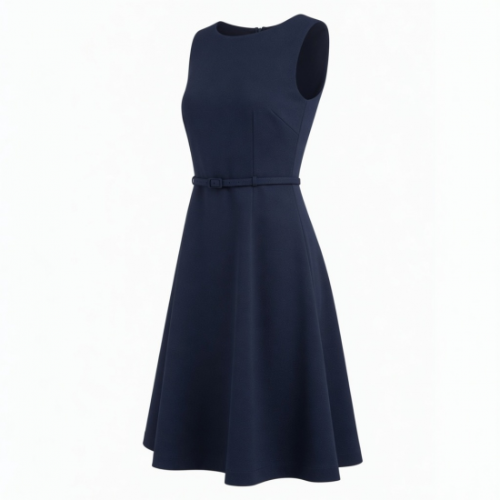 Navy Sleeveless Women's Dress