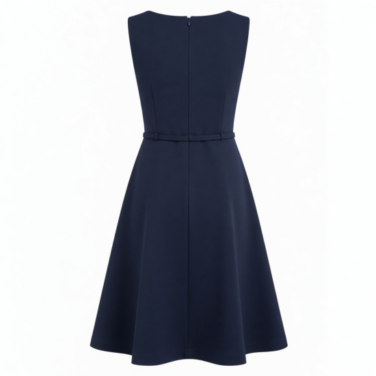 Navy Sleeveless Women's Dress