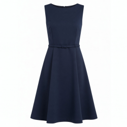 Navy Sleeveless Women's Dress