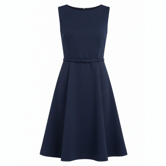 Navy Sleeveless Women's Dress