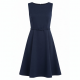 Navy Sleeveless Women's Dress