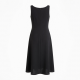 Midi Black Sleeveless Women's Dress