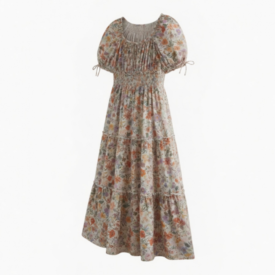 Floral Boho Women's Maxi Dress