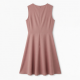 V-Neck Sleeveless Wrap Button Women's Dress