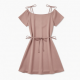 V-Neck Spaghetti Strap Cap Sleeve Women's Mini Dress