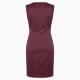 Sleeveless Sheath Slit Polyester Women's Dress