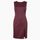 Sleeveless Sheath Slit Polyester Women's Dress