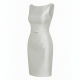 Sleeveless Fitted Polyester Wedding Women's Dress