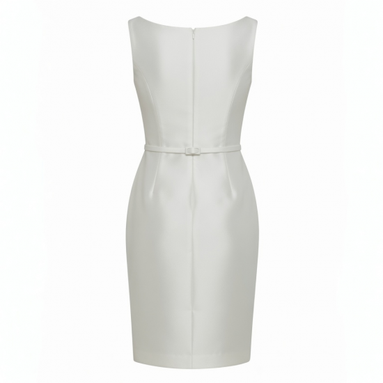 Sleeveless Fitted Polyester Wedding Women's Dress
