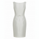 Sleeveless Fitted Polyester Wedding Women's Dress