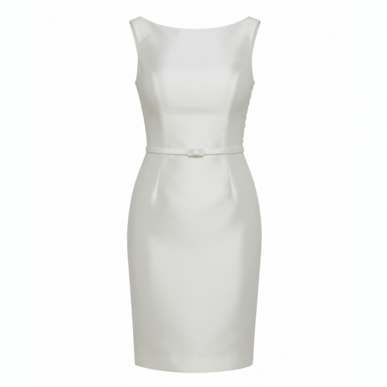 Sleeveless Fitted Polyester Wedding Women's Dress