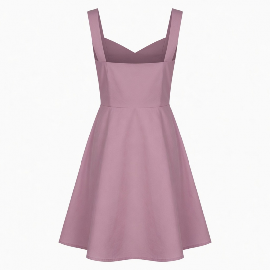 Sweetheart Sleeveless A-Line Relaxed Fit Women's Dress