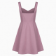 Sweetheart Sleeveless A-Line Relaxed Fit Women's Dress