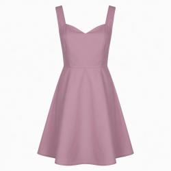 Sweetheart Sleeveless A-Line Relaxed Fit Women's Dress