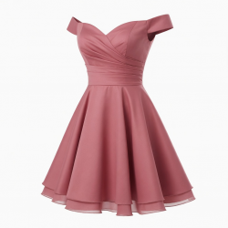 Off-Shoulder Sweetheart Women's Cocktail Dress