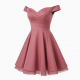 Off-Shoulder Sweetheart Women's Cocktail Dress