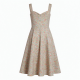 Sweetheart Sleeveless A-Line Floral Women's Midi Dress