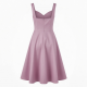 Midi Sleeveless Sweetheart Women's Dress