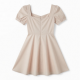Short Sleeve Sweetheart High Women's Dress