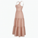 Sweetheart Sleeveless Tiered A-Line Women's Maxi Dress