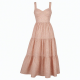 Sweetheart Sleeveless Tiered A-Line Women's Maxi Dress