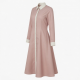 Collared Long Sleeve A-Line Button Women's Midi Dress