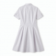 Collared Short Sleeve A-Line Women's Dress