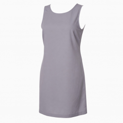 Sleeveless Sheath Loose Fit Polyester Women's Dress
