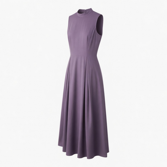 High Neck Sleeveless Women's Maxi Dress